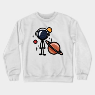 Astronaut 2 Crewneck Sweatshirt